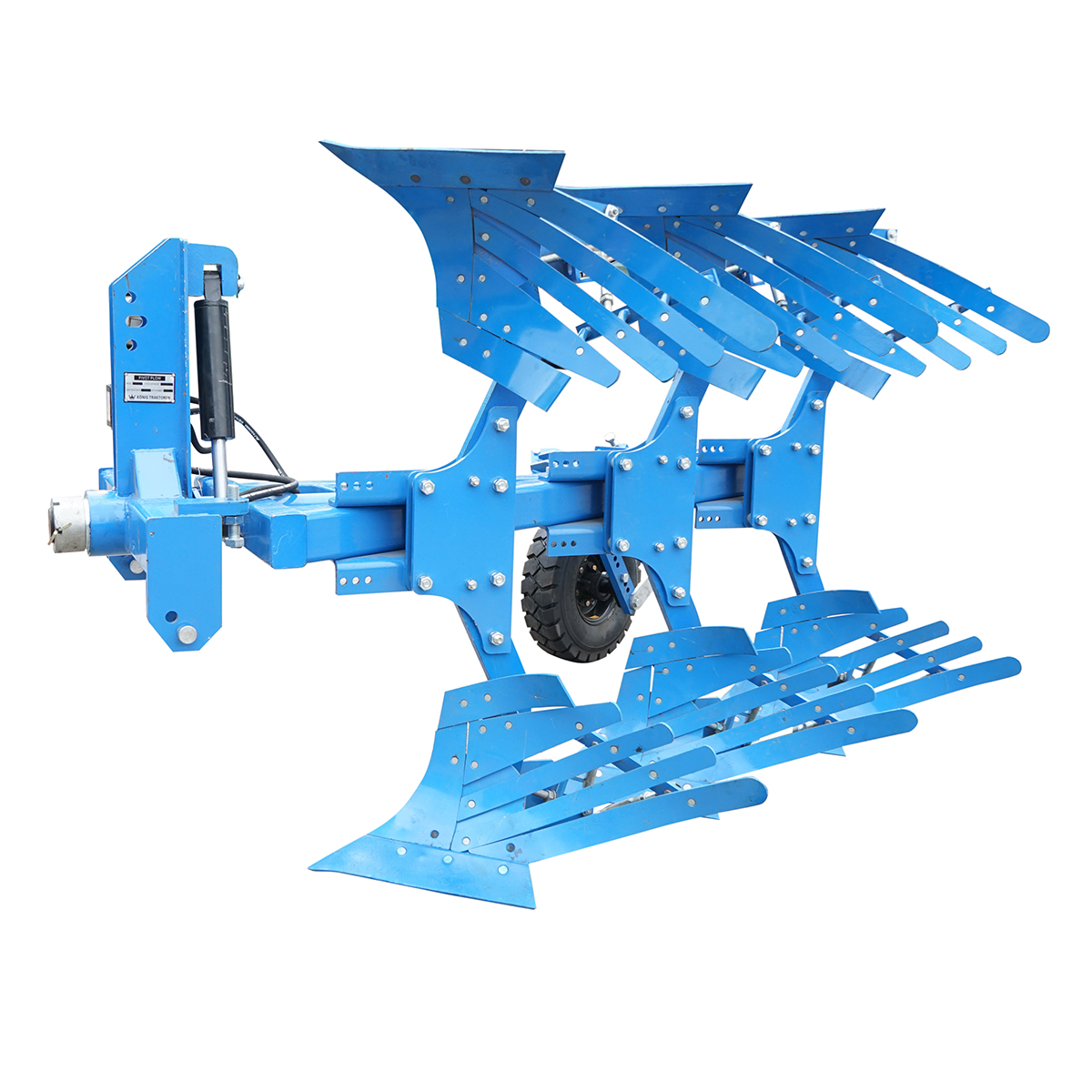 Plug agricol cu 3 (2+1) trupite reversibil hidraulic, cormane crestate Konig Traktoren – imagine 4