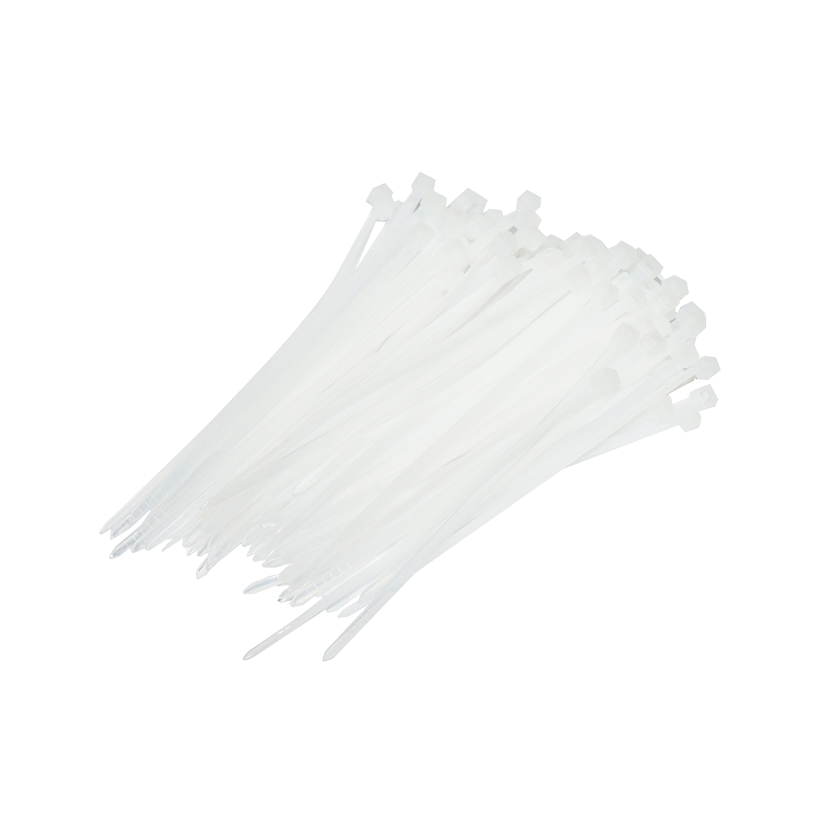 Faseta colier plastic alb 2.5x100mm 100 buc/set Breckner Germany