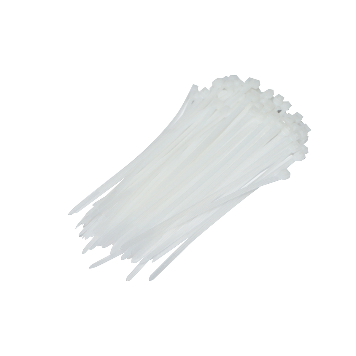 Faseta colier plastic alb 3.6x150mm 100 buc/set Breckner Germany