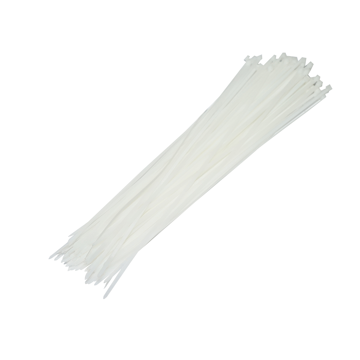 Faseta, colier plastic alb 3.5x370mm 100 buc/set Breckner Germany
