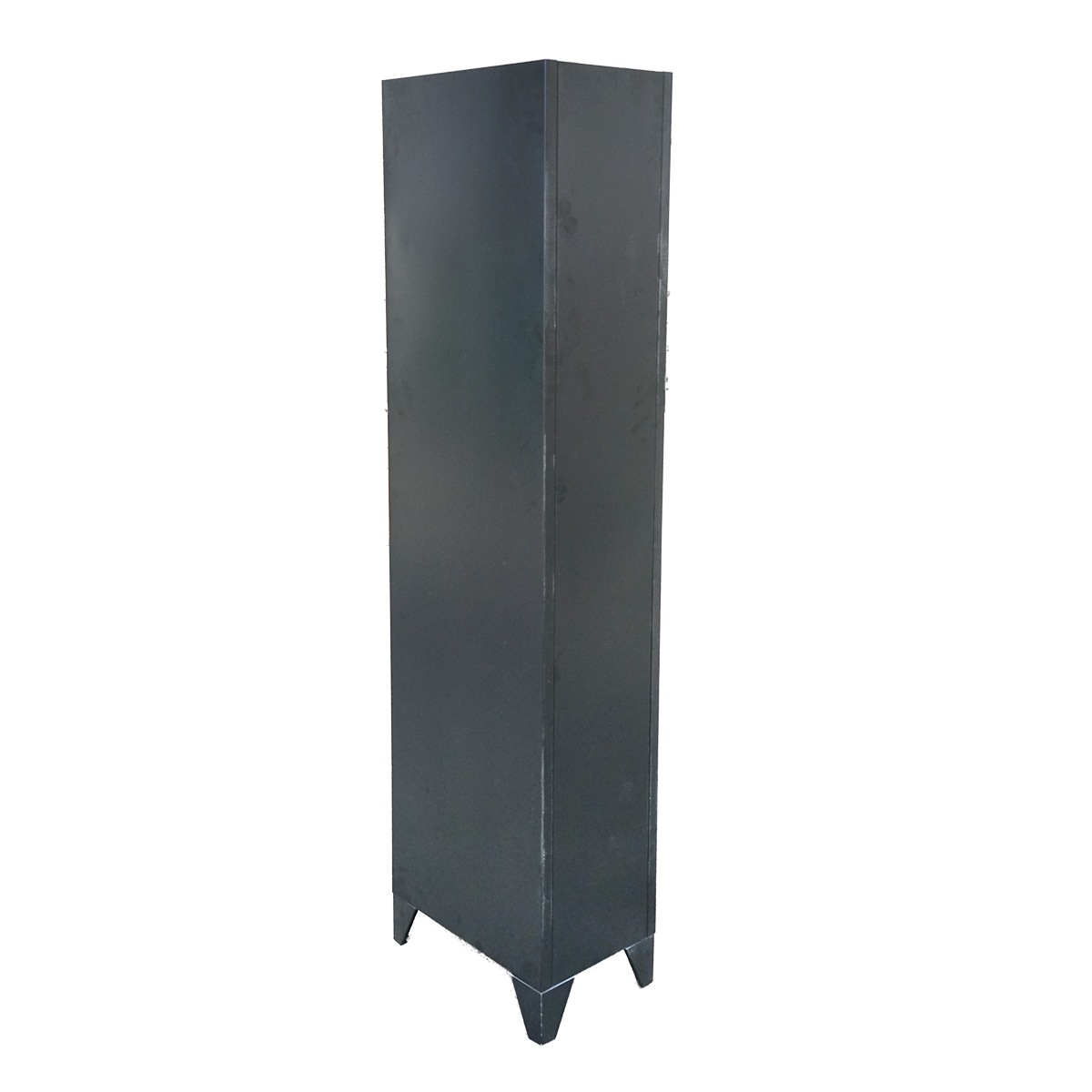 Dulap metalic fiset dublu tip vestiar negru cu 2 usi securizate 1850x380x450mm Breckner Germany – imagine 3