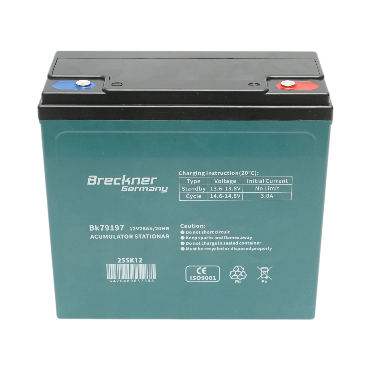 Baterie sistem solar cu gel 12V 28Ah 20HR 183x170x76mm Breckner Germany
