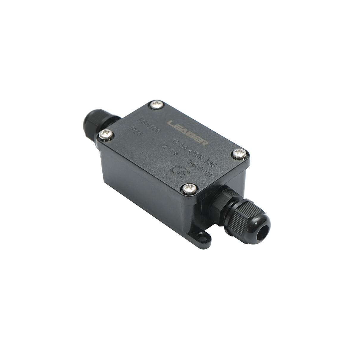 Doza etansa cu presetupe 17.5A, 450V AC, 2 cai 3-6.5mm IP66 Leader