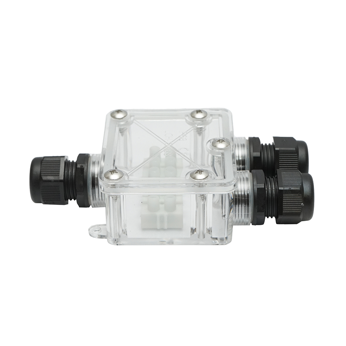 Doza etansa transparenta cu presetupe 41A, 450V AC, 3 cai 5-14mm IP68 Leader – imagine 4