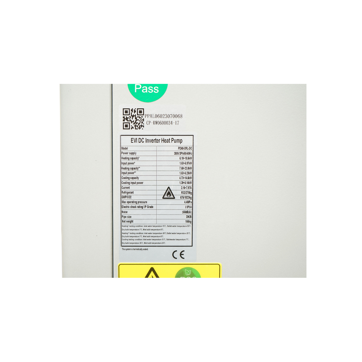 Pompa de caldura monobloc aer-are 23KW, 380V IPX4 Pool World – imagine 6