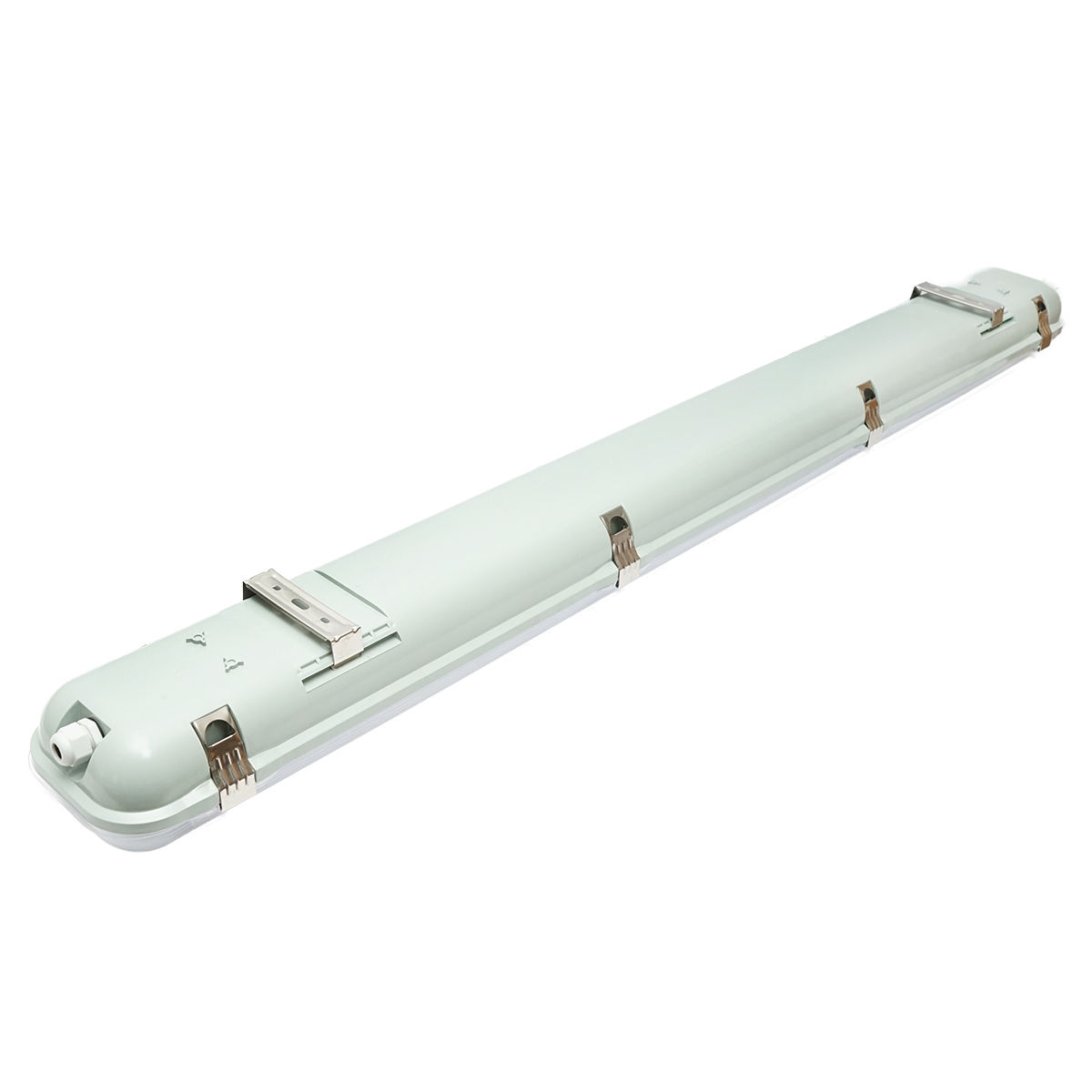 Corp iluminat LED tub fluorescent 2x36W, 220V, 1270x130x90mm IP65 Breckner Germany – imagine 7