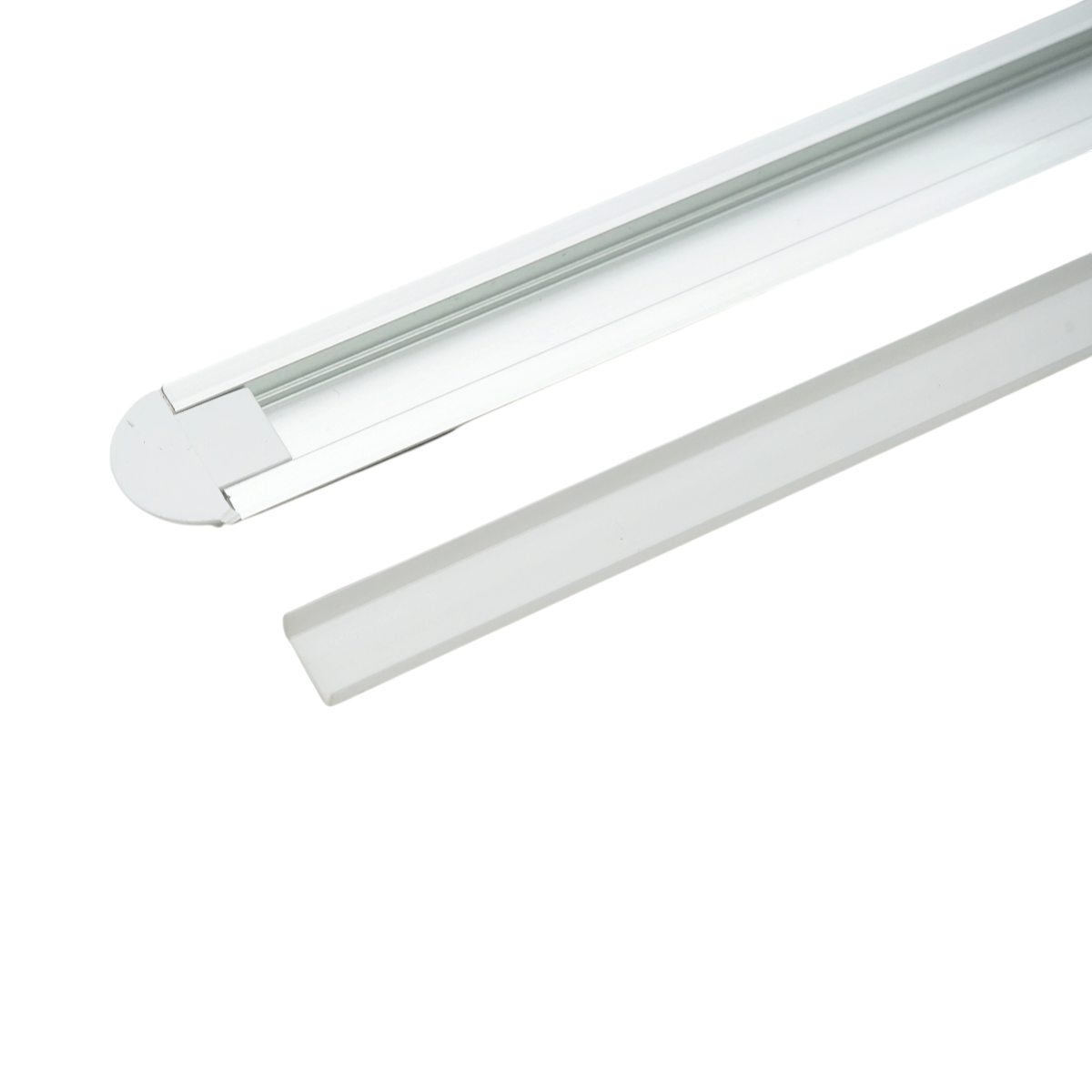 Profil aluminiu banda LED 21.7x6.7x2000mm, incastrat cu dispersor mat, banda maxim 12mm Breckner Germany – imagine 2
