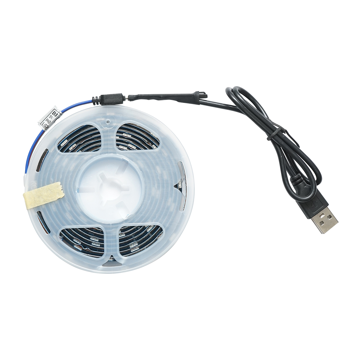 Banda LED cu telecomanda 5V, 2m, control vocal RGB IP20 Breckner Germany – imagine 5