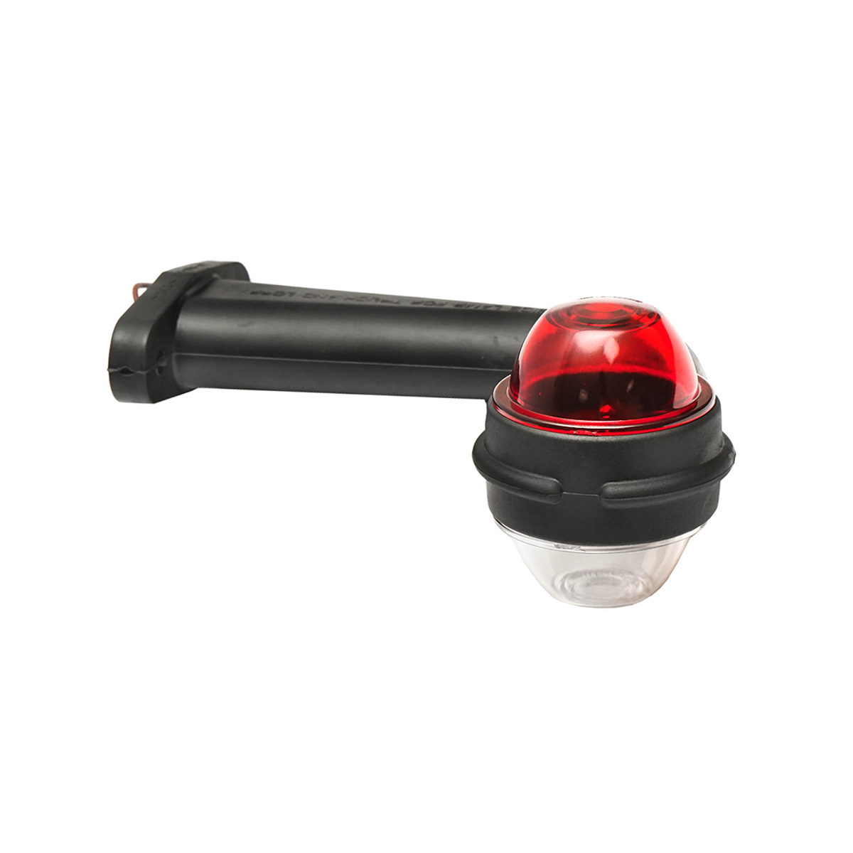 Set lampi laterale gabarit LED 24V, rosu-alb, PVC dur – imagine 5
