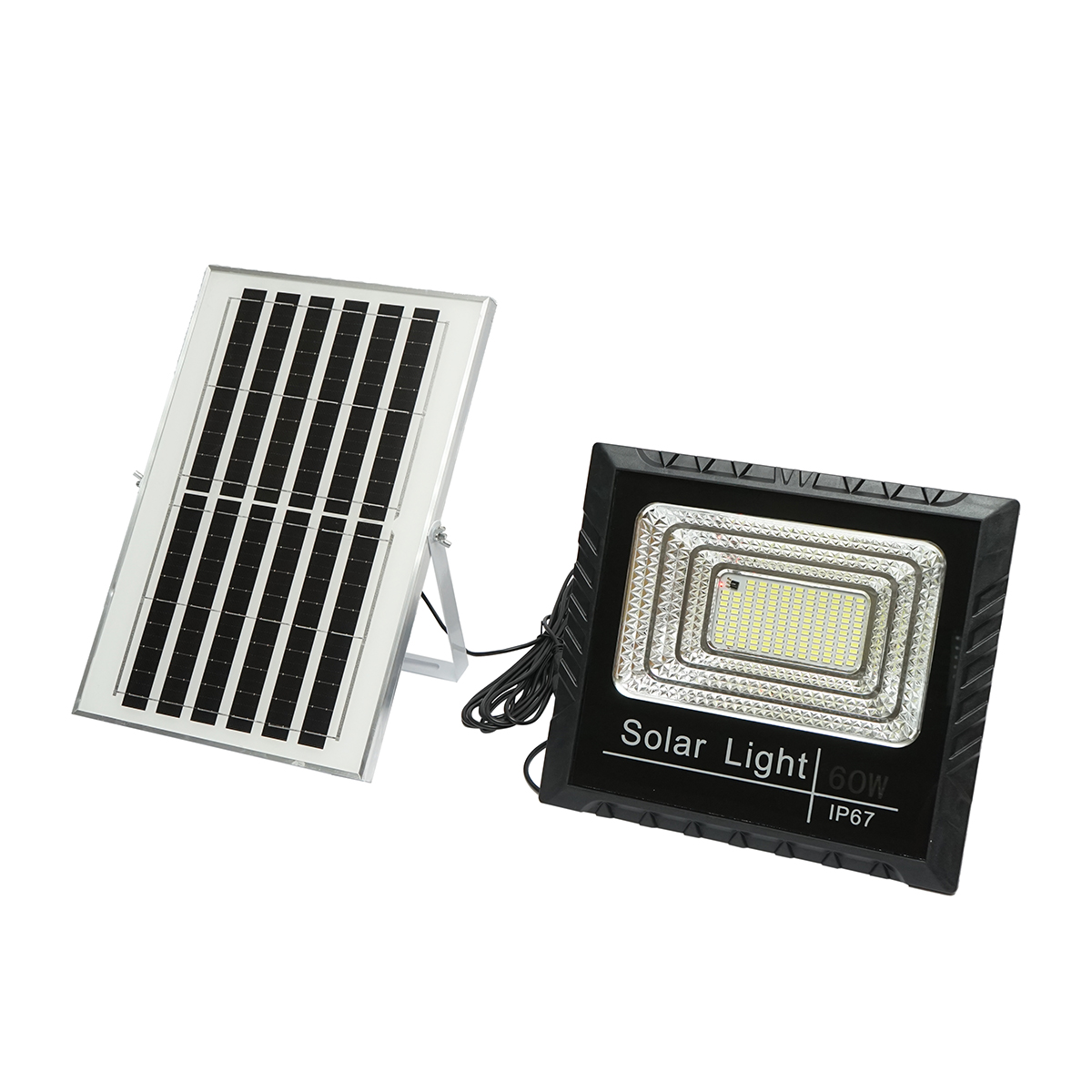 Proiector LED 60W cu panou solar 10W, baterie Li-ion 1200mAh si telecomanda IP67 Breckner Germany – imagine 5