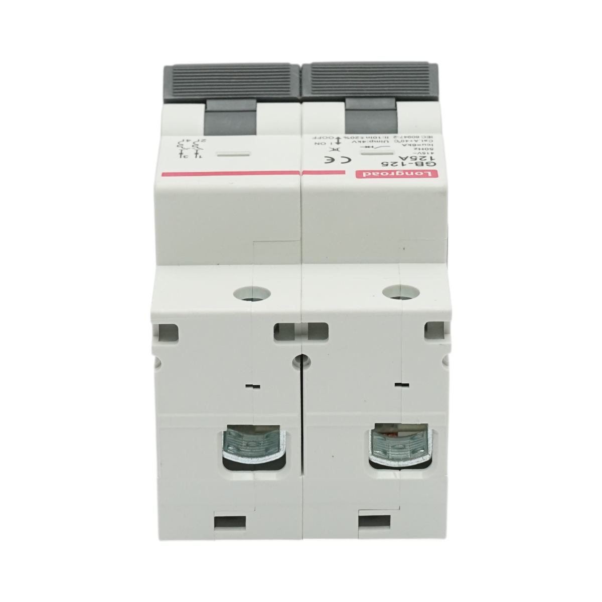 Siguranta automata intrerupator MCB 2P, 125A 415VAC, 6kA Longroad – imagine 4