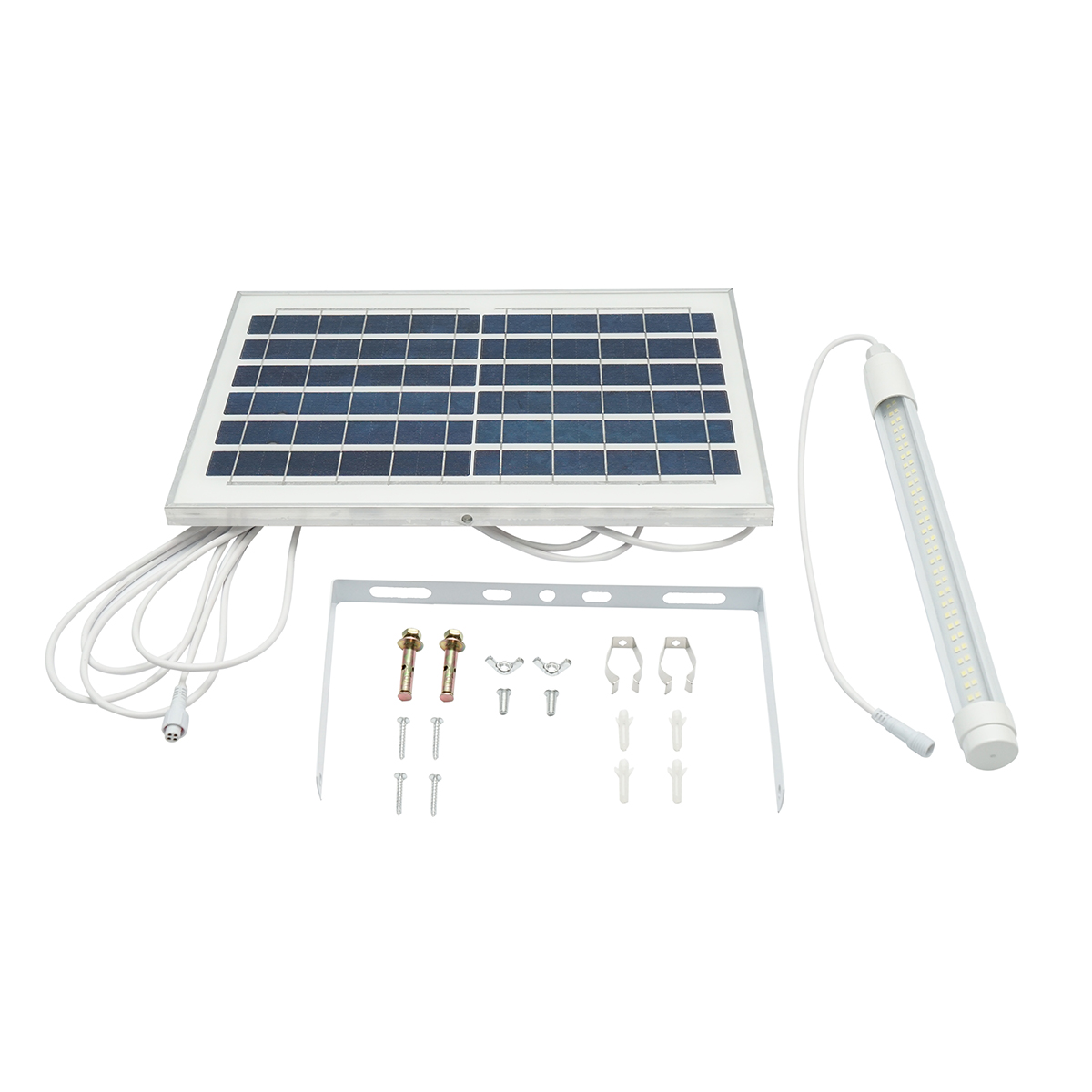 Proiector LED 80W cu panou solar 10W, baterie LifePO4 6000mAh si cablu 5m IP65 Breckner Germany – imagine 3