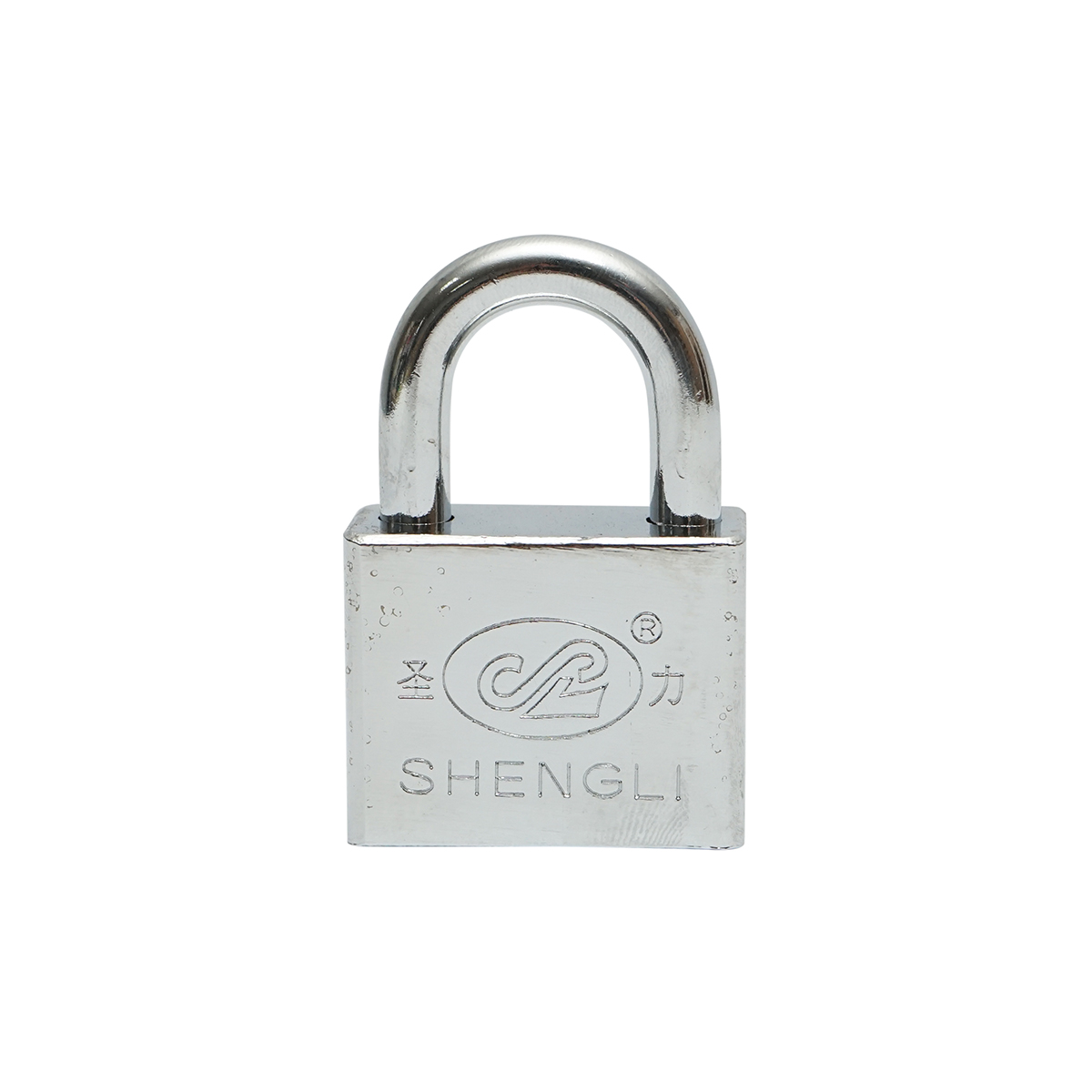 Lacat cu 3 chei argintiu tip patrat 40mm