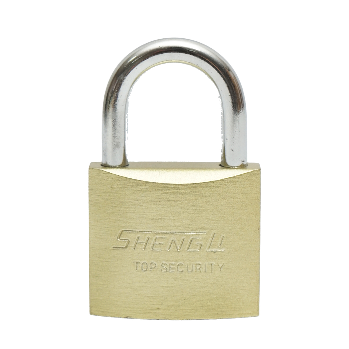 Lacat cu 3 chei auriu 38mm