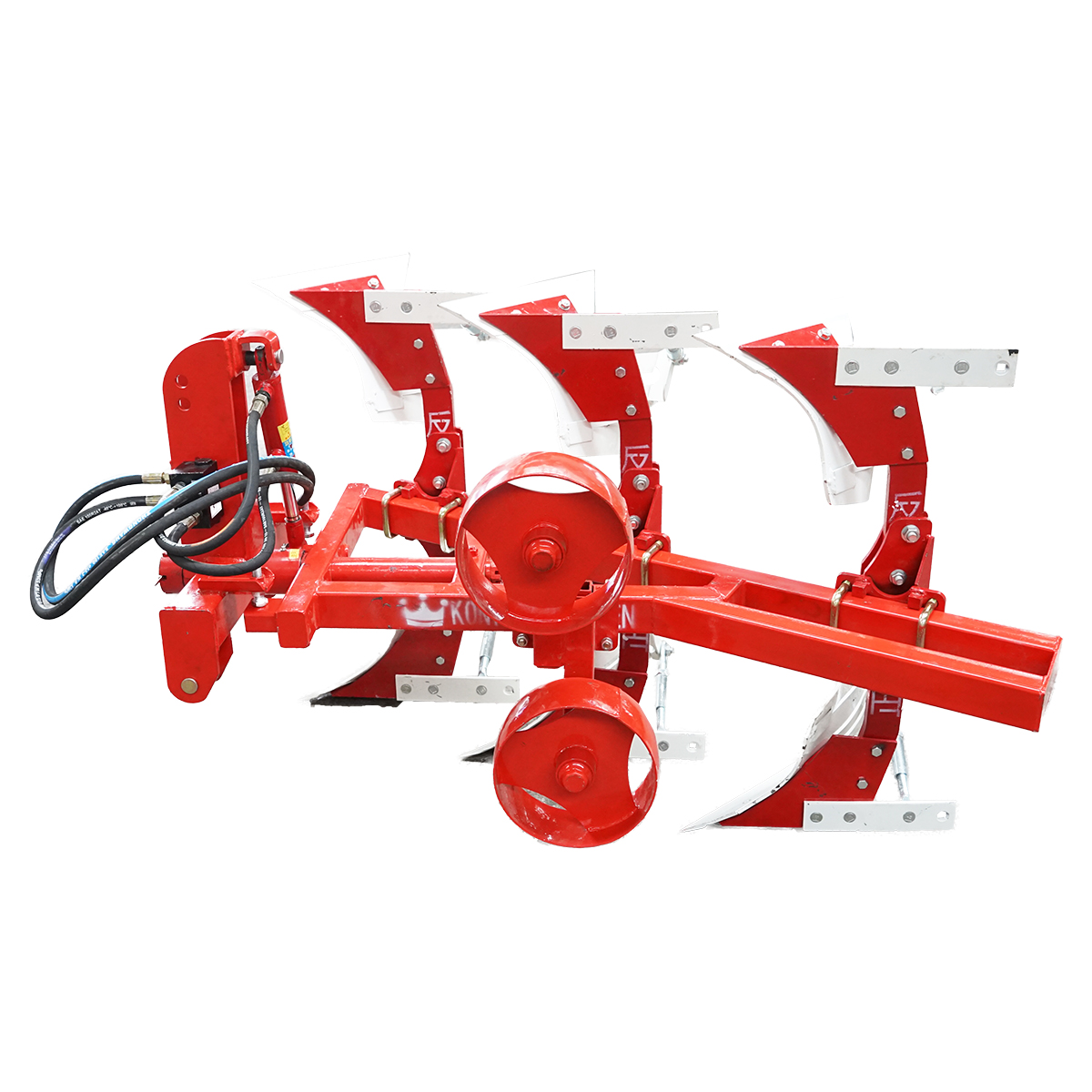 Plug agricol reversibil hidraulic cu 3 trupite, cormane crestate Konig Traktoren – imagine 5