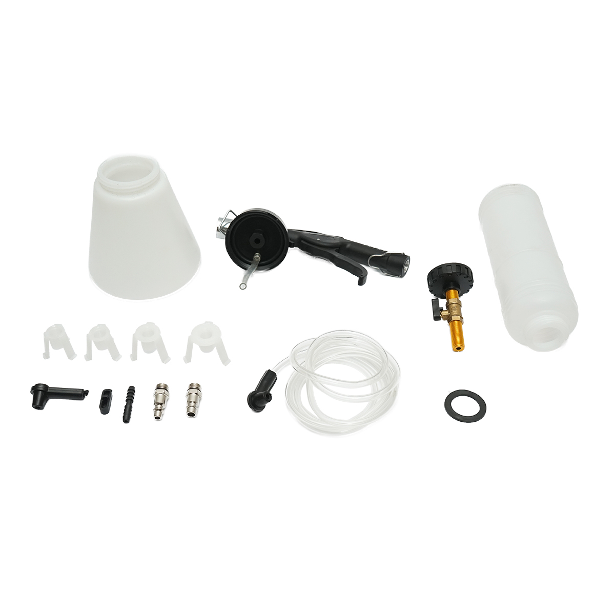 Kit pistol pneumatic pentru aerisit si schimbat lichidul de frana  – imagine 2
