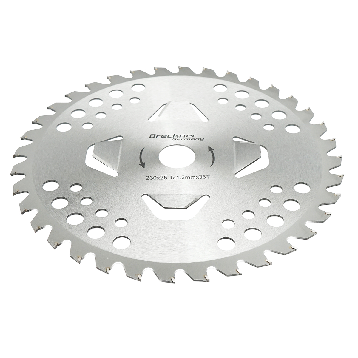 Disc circular vidia 230x25.4x1.3mm, 36 dinti pentru motocoasa de umar Breckner Germany – imagine 3
