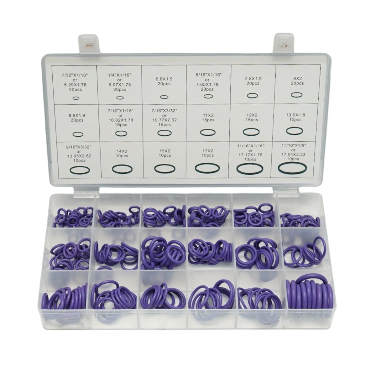 Trusa O-ring mov pentru sistem de aer conditionat 270 piese