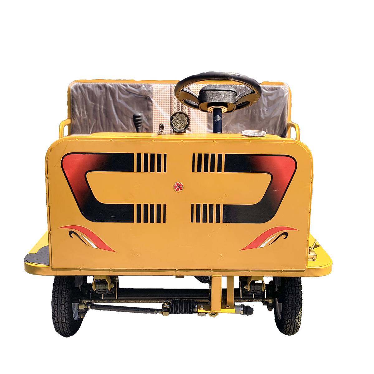 Carucior electric platforma cu 2 banchete pentru transport marfa 800W, 48V, 2.5x1.25m sarcina maxima 800Kg THOR – imagine 2