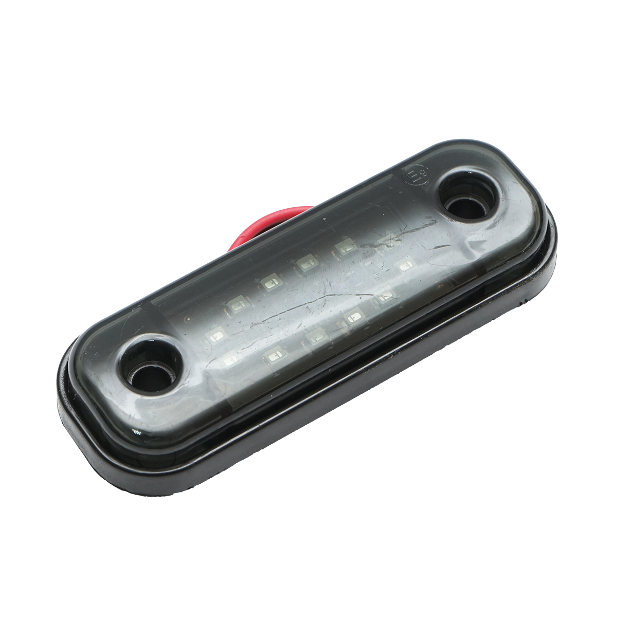 Lampa laterala gabarit slim LED 12-24V, rosu fumuriu 89x32mm Breckner Germany – imagine 3