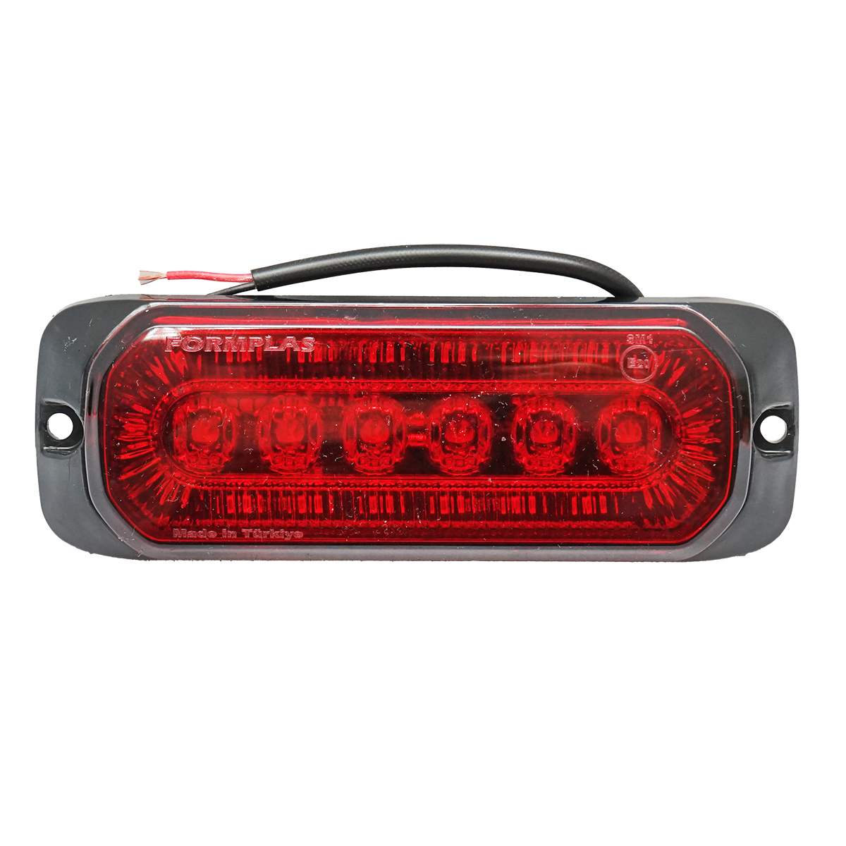 Lampa laterala gabarit LED 12-24V, rosu intermitent 132x46mm Breckner Germany