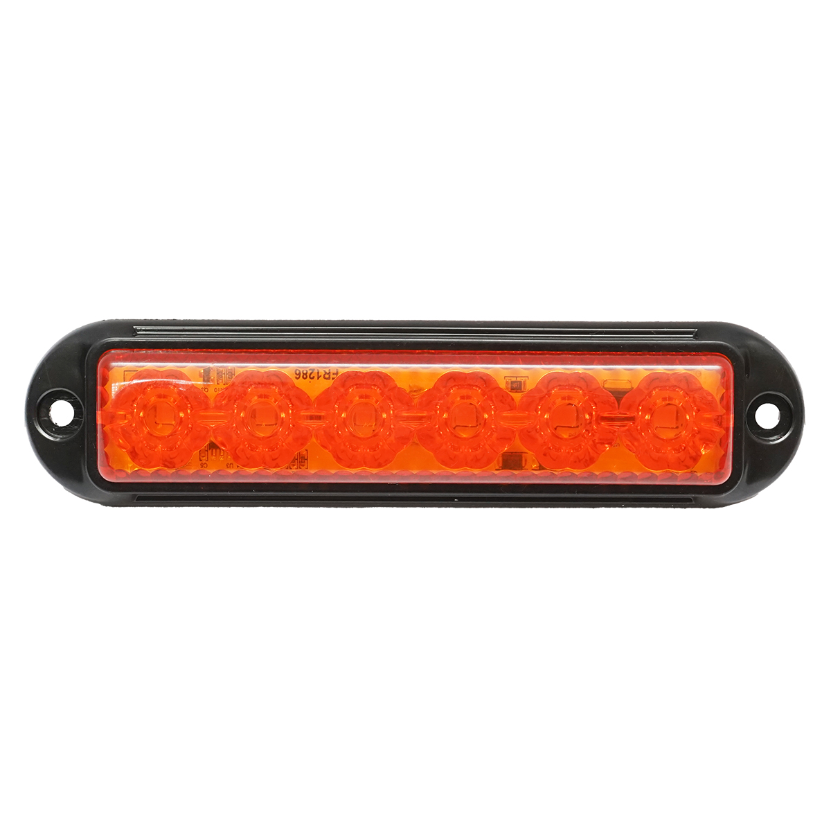 Lampa laterala gabarit LED 12-24V galbena 4 functii 155x37mm, rama neagra Breckner Germany