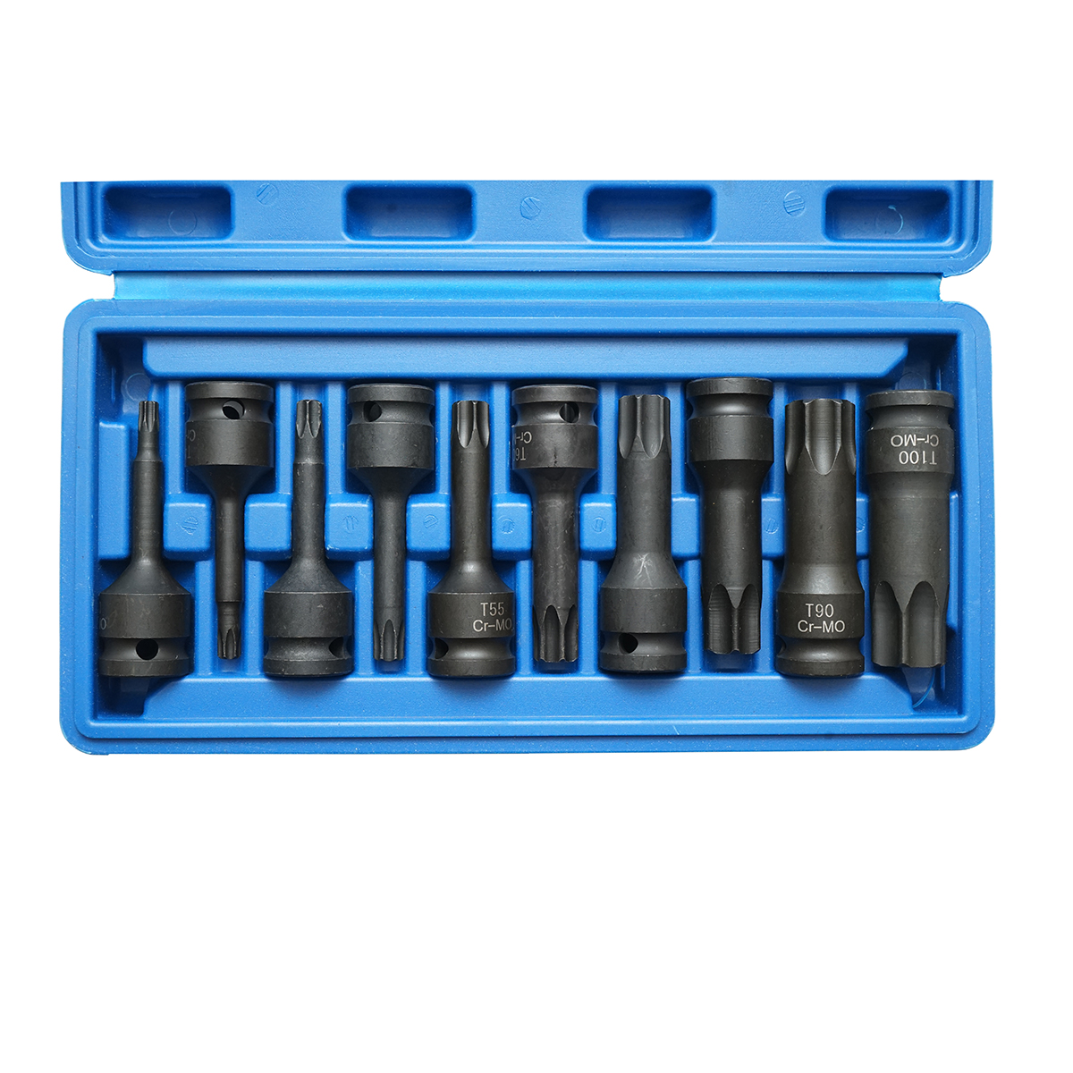 Trusa chei tubulare 1/2 de impact torx 10 piese Breckner Germany – imagine 3