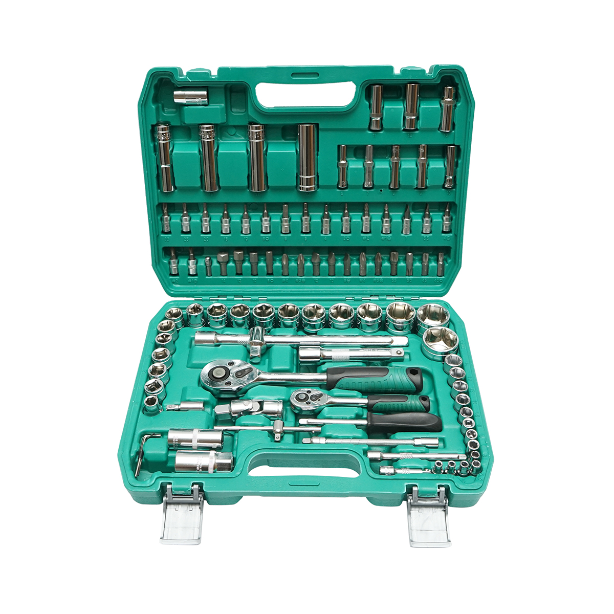 Trusa chei combinate, tubulare, fixe, torx, imbus antrenor cu clichet 94 piese Breckner Germany