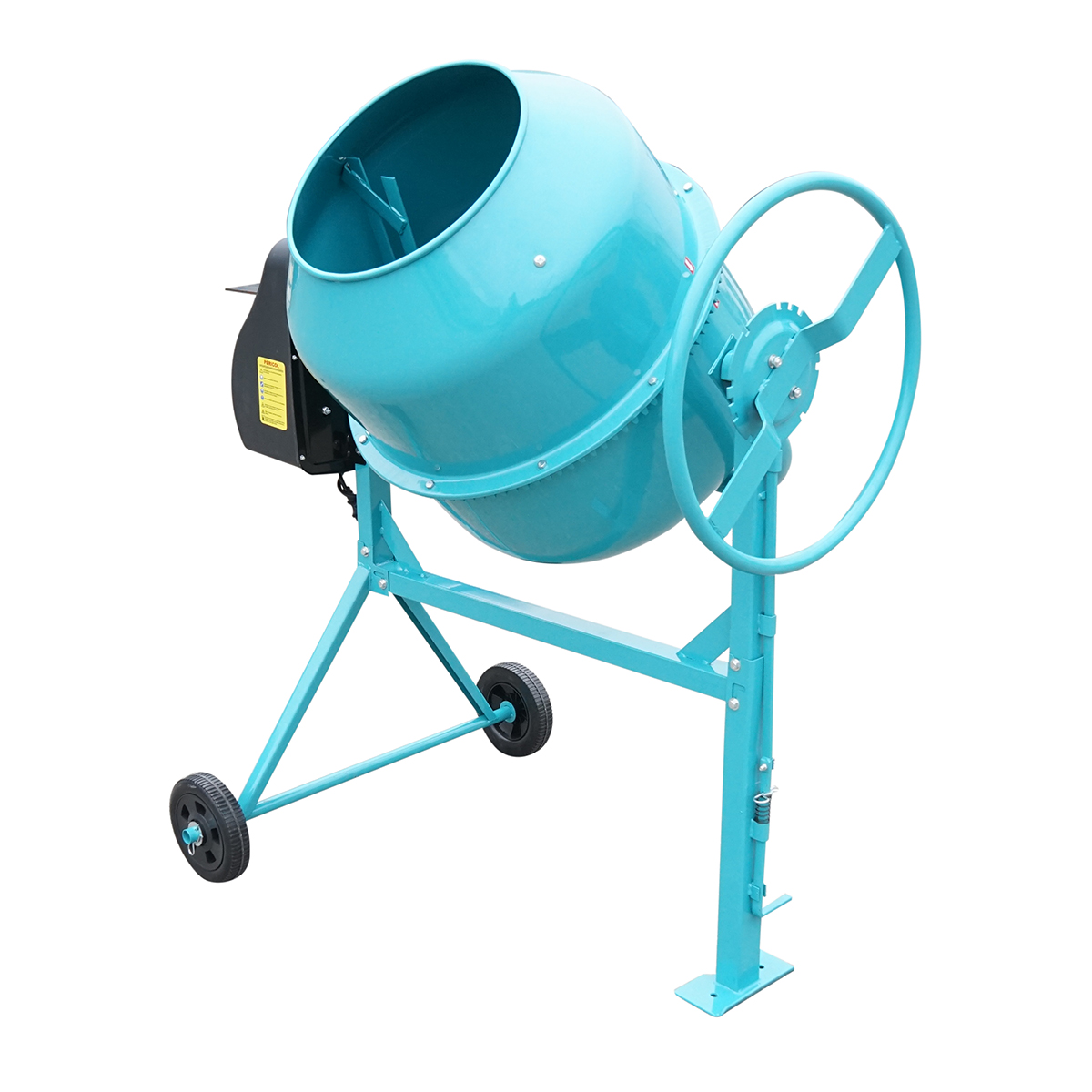 Betoniera 550W, volum cuva 140L, pinion si coroana din fonta 48 Kg