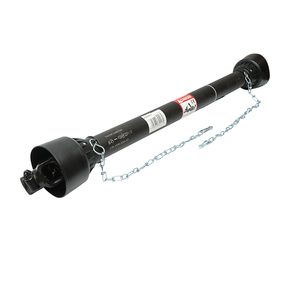 Cardan 1200 mm T2 L2 cruce 23.8x61.3 (teava triunghiulara 34/40 si 40/48) 3/8 Z=6 – imagine 2