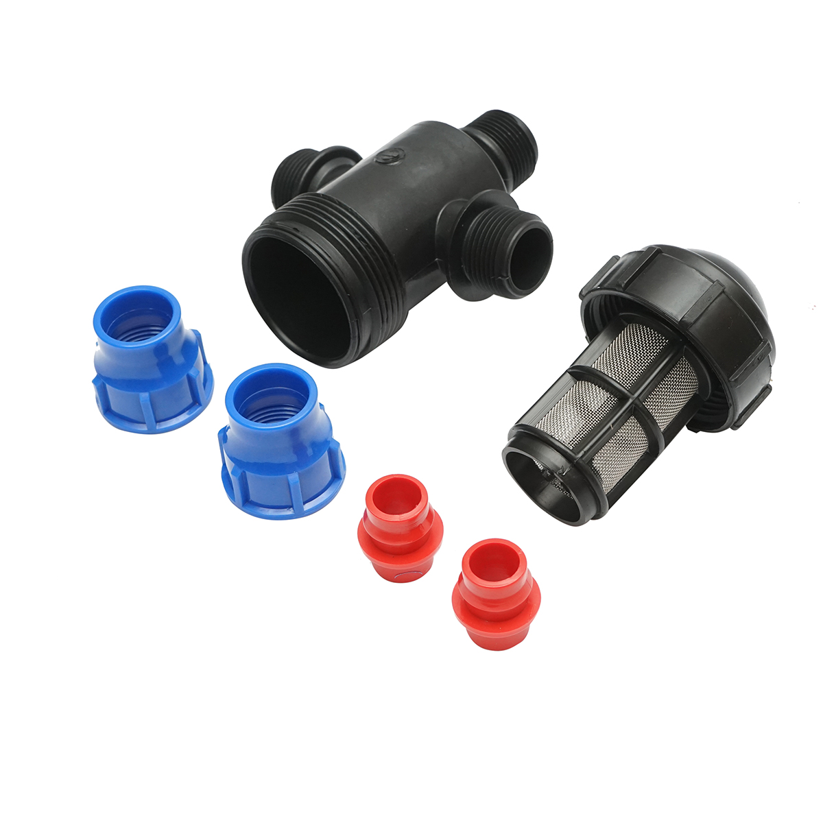 Filtru plastic teu cu sita 20x20mmx1 tol pentru sisteme de irigatii – imagine 4