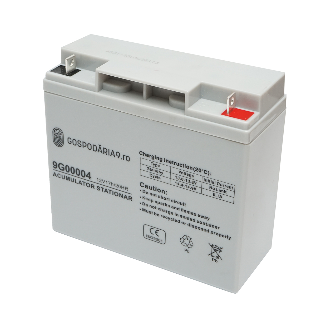 Baterie pentru panou solar 12V, 17Ah-20Hr Gospodaria 9 – imagine 2