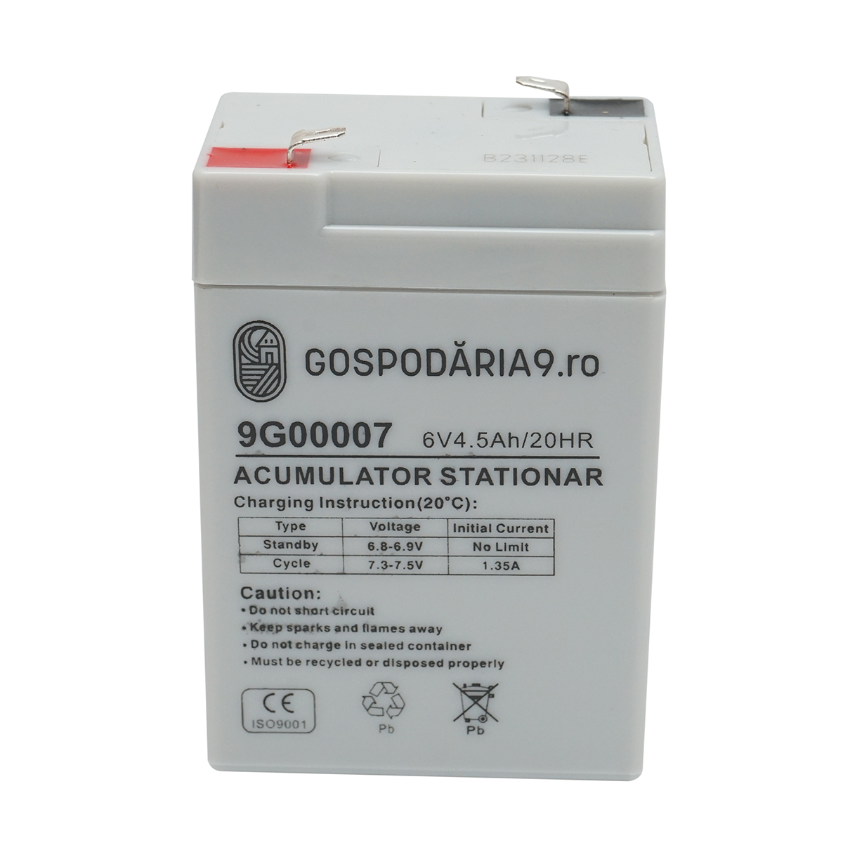 Baterie sistem solar cu gel 6V 4.5Ah 20HR, 70x47x101x107 mm FC6-4.5 Gospodaria 9