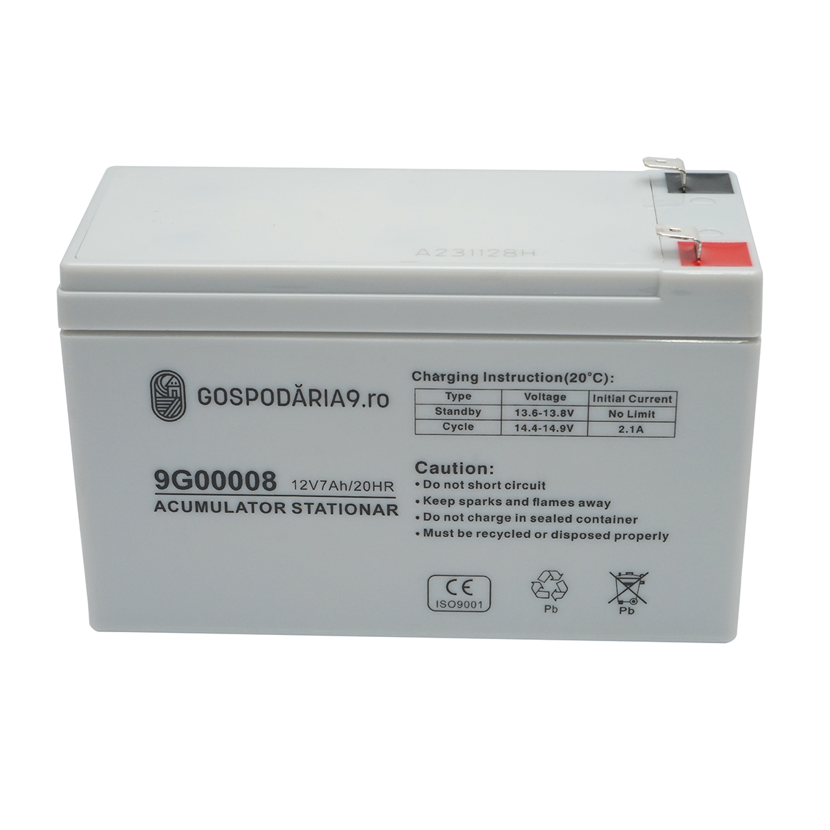 Baterie sistem solar cu gel 12V 7Ah 20HR 151x65x94x100 mm FC12-7.0 Gospodaria 9