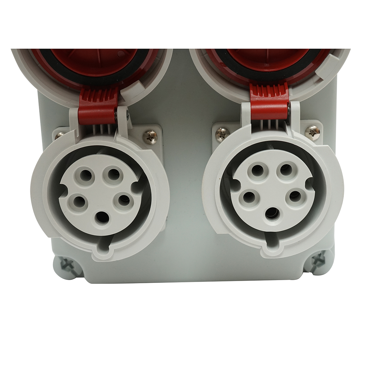 Tablou electric grup prize organizare santier 2x400V/32A, 6 module, 340x220x160mm IP67 SUNTREE – imagine 6