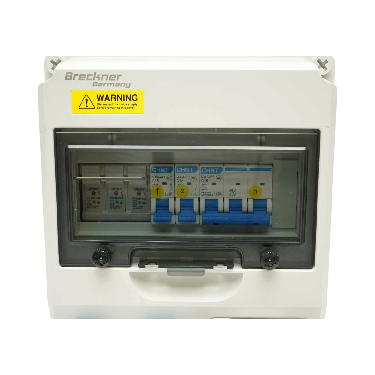 Tablou electric grup prize organizare santier 1x415V/32A, 2x230V/16A, 260x170x140mm IP44/IP66 Breckner Germany – imagine 7