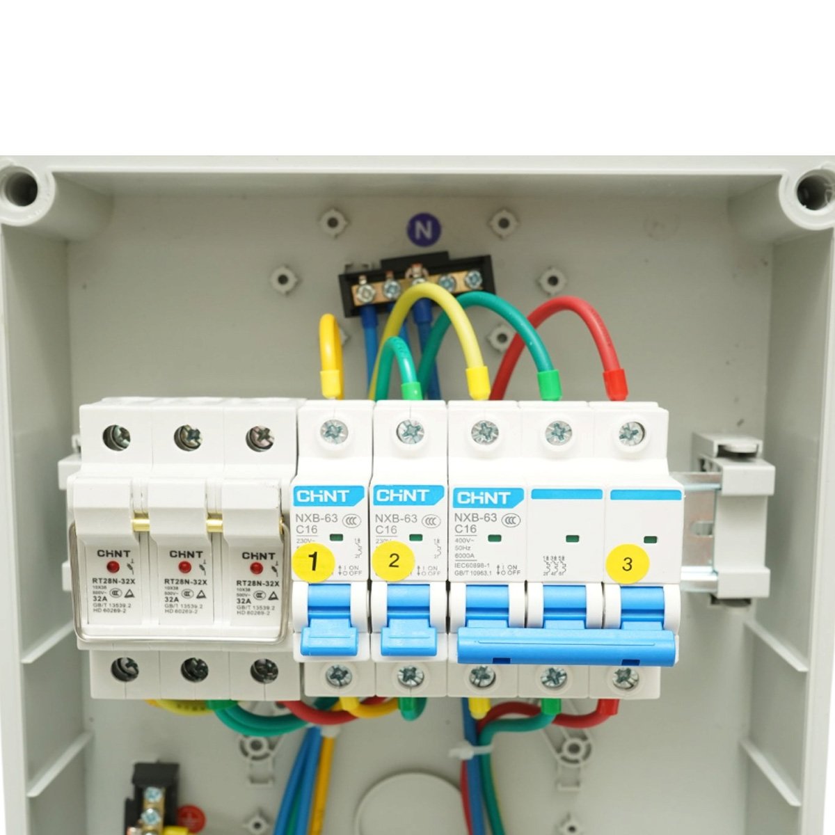Tablou electric grup prize organizare santier 1x415V/32A, 2x230V/16A, 260x170x140mm IP44/IP66 Breckner Germany – imagine 8