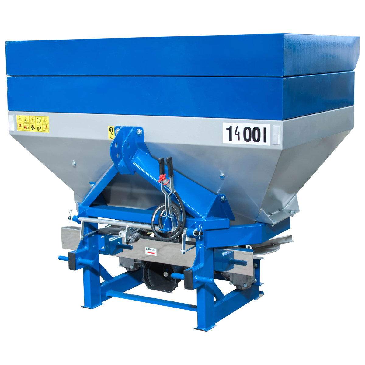 Distribuitor ingrasaminte cu 2 discuri, capacitate buncar 1400L