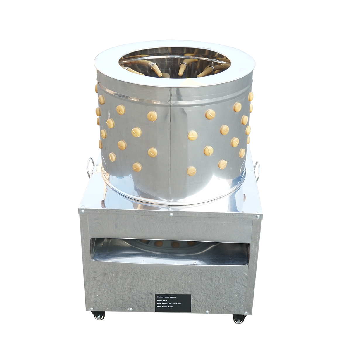 Deplumator pasari inox 1500W, 220V capacitate 4 pasari, 142 degete, 180 r/min IP68 – imagine 3