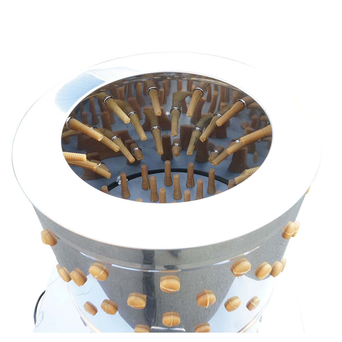 Deplumator pasari inox 1500W, 220V capacitate 4 pasari, 142 degete, 180 r/min IP68 – imagine 5