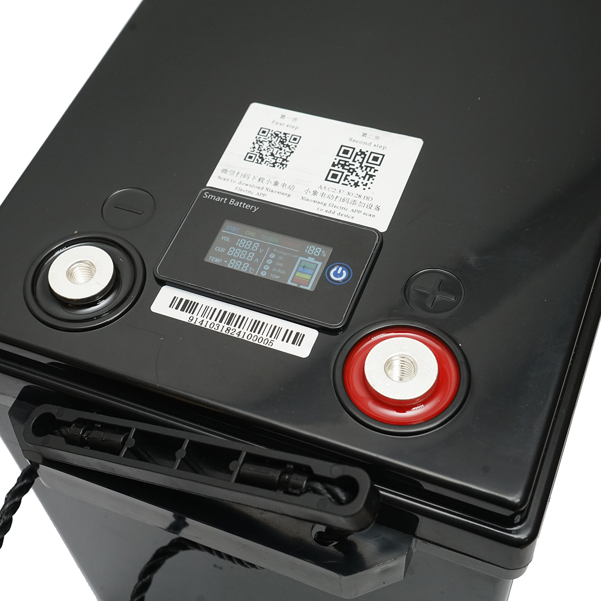 Baterie Li-ion LiFePO4 12.8V, 230Ah (deep cycle) cu BMS, LCD display si protectie temperatura Breckner Germany – imagine 4