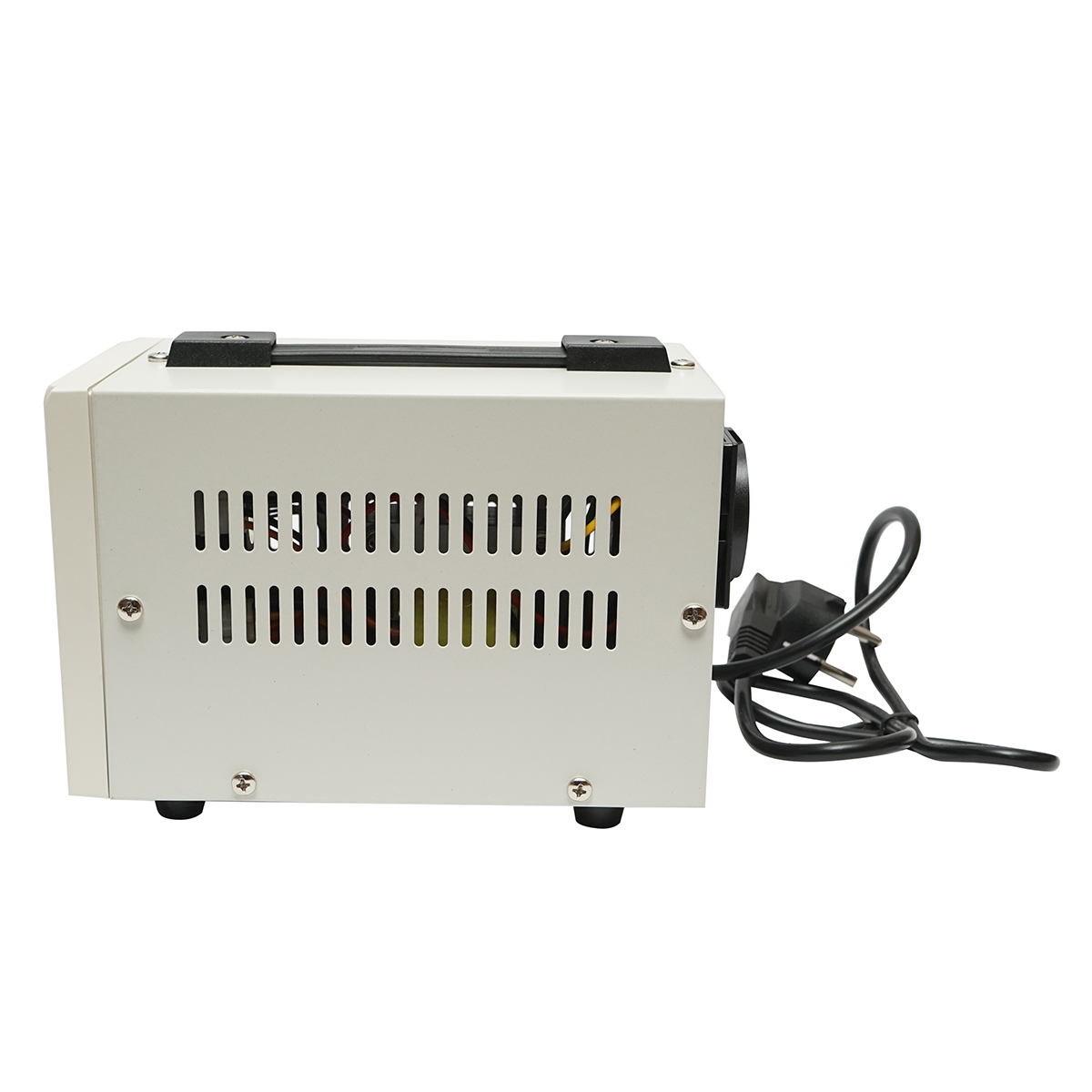 Stabilizator automat de tensiune 500VA, 140-260V cu releu monofazat, 2 prize schuko 230V, afisaj LCD Breckner Germany – imagine 3
