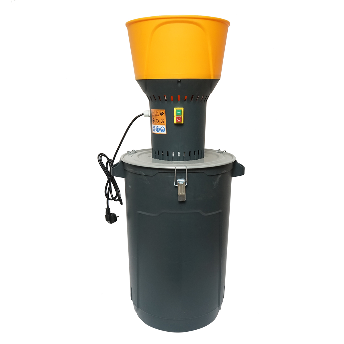 Moara cereale electrica 1.3 KW, 220V, oprire automata, rezervor 60L, 19000 r/min, capacitate 350 Kg/h, 5 site incluse – imagine 2