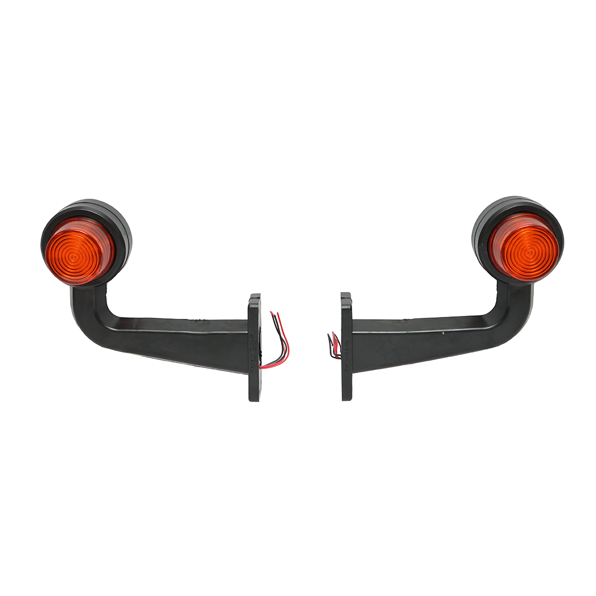 Set lampi laterale gabarit LED cu brat 12-24V, galben-rosu FR0157 Breckner Germany – imagine 2