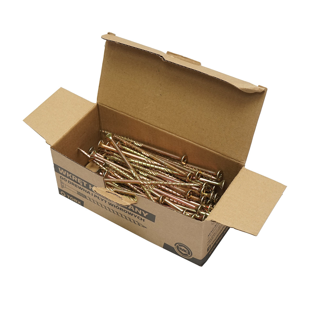 Surub lemn autofiletant 6x120mm tip torx TX30, cap inecat 100 buc/cutie – imagine 4