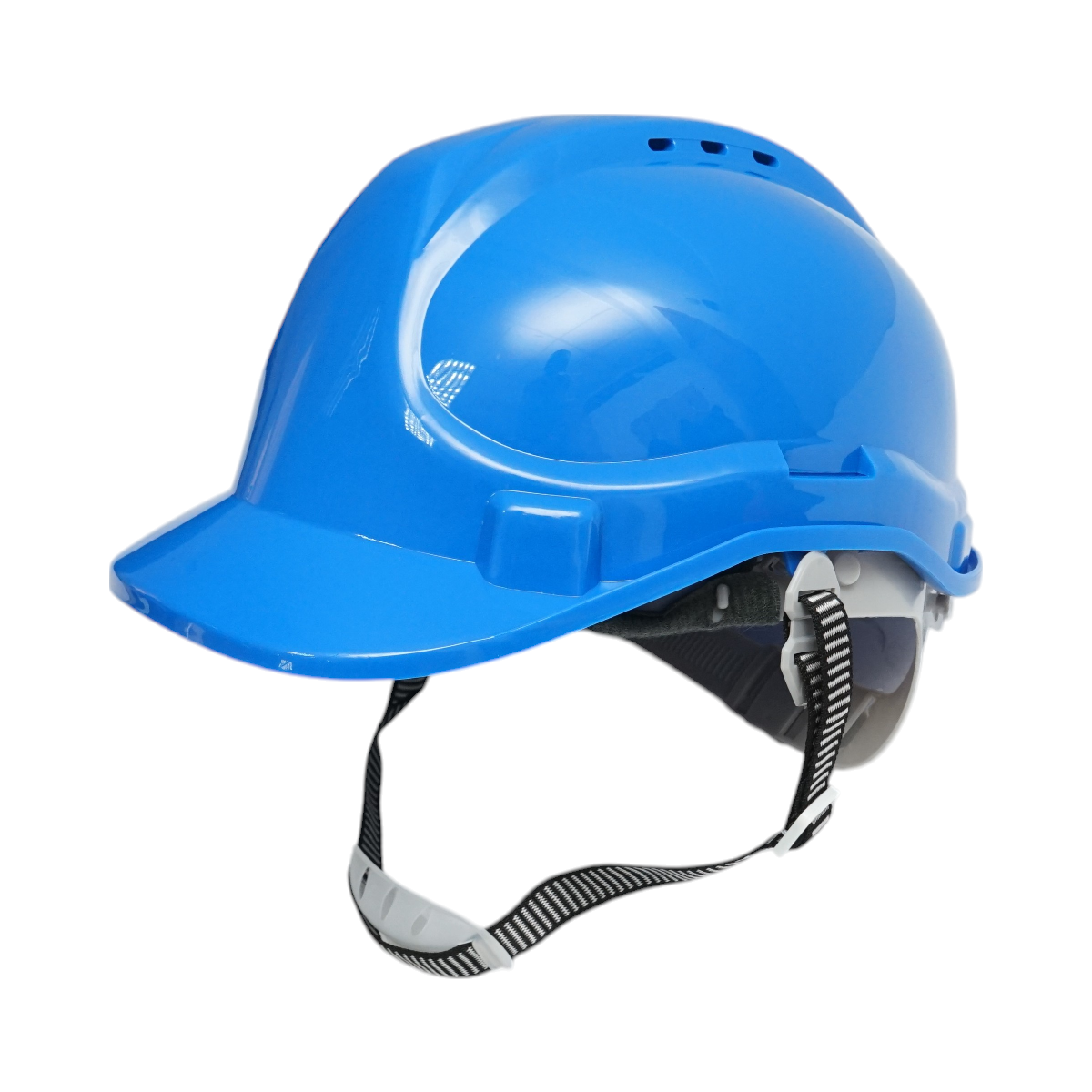 Casca ventilata reglabila 51-63cm albastra Crownman