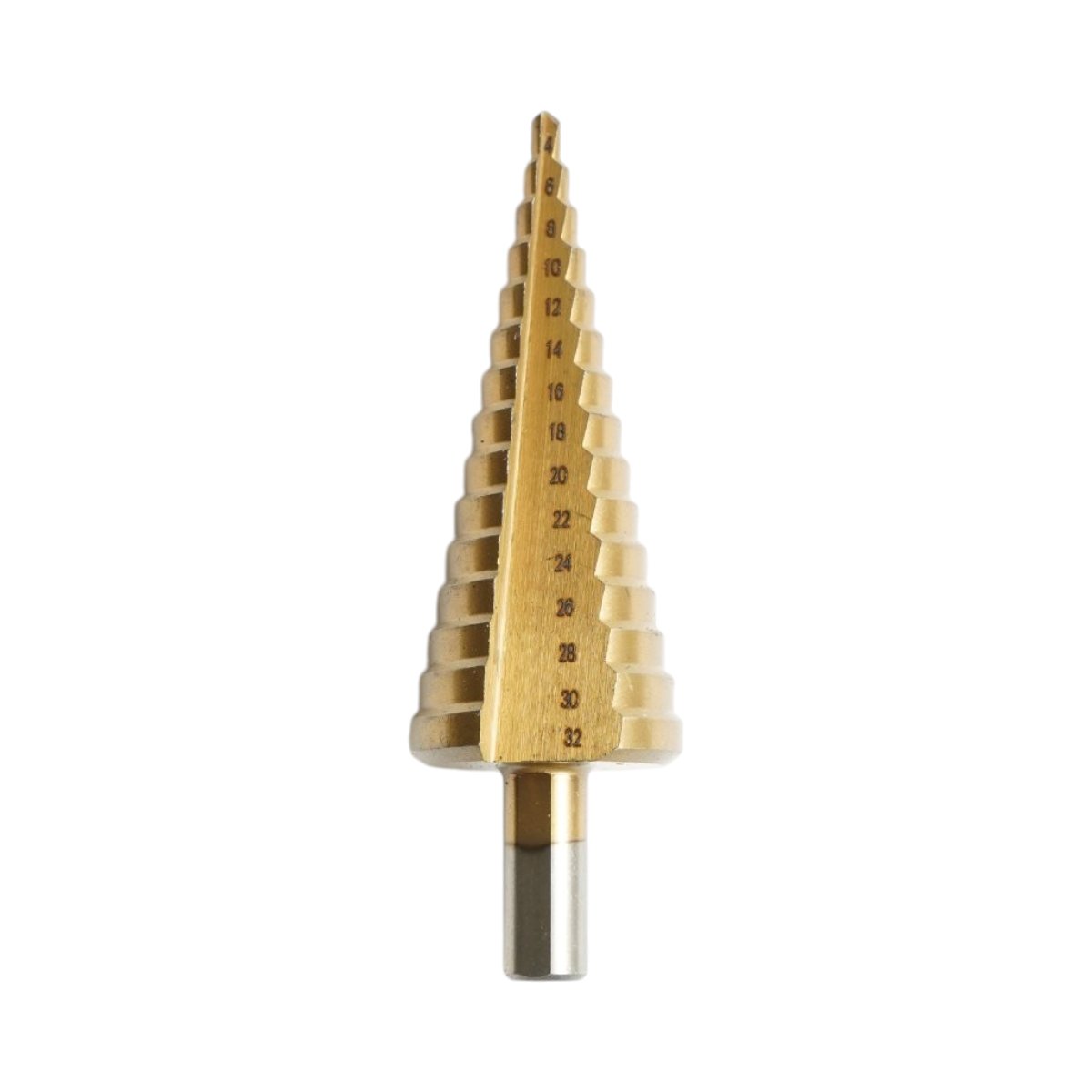 Burghiu conic in 15 trepte 4-32mm din otel 4241 HSS pentru metal, aluminiu, lemn, plastic, alama Crownman