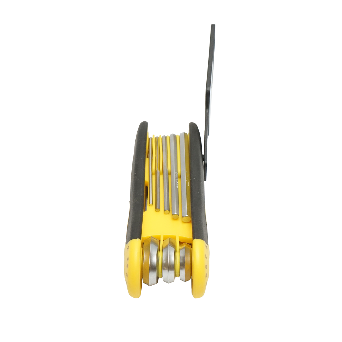Set 8 chei imbus hexagonale pliabile cu maner tip briceag 2-8mm Cr-V Crownman – imagine 4