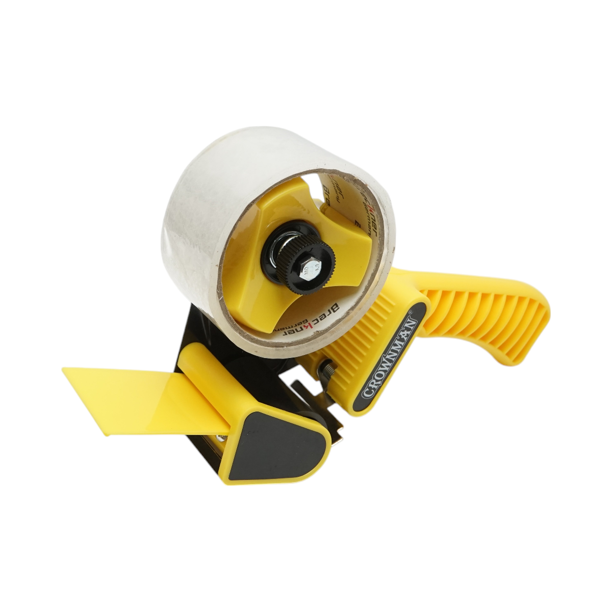 Dispenser manual banda adeziva/scotch 50mm cu taietor pentru ambalare Crownman