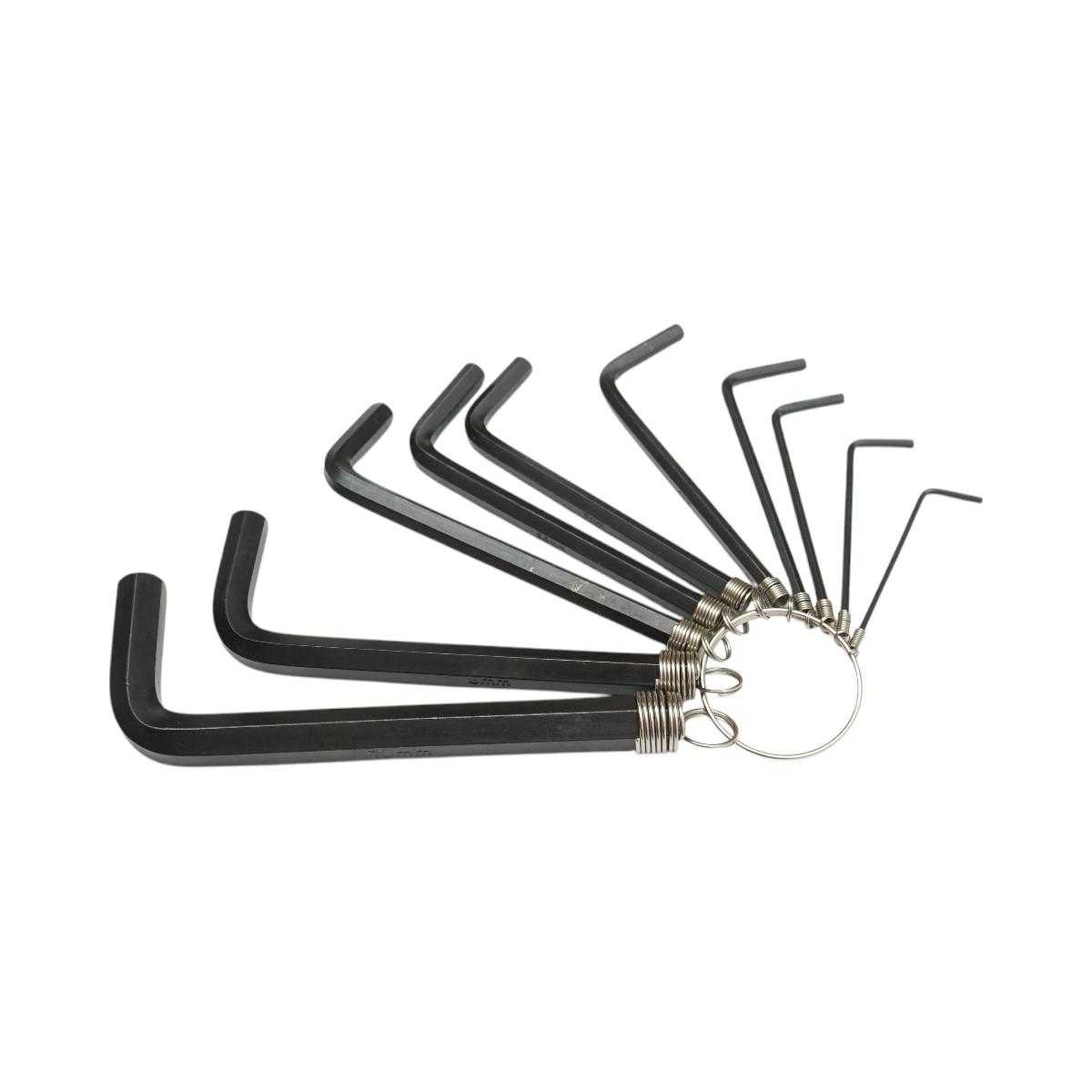 Set 10 chei imbus hexagonale 1.5-10mm, otel carbon HRC 48-52 Crownman – imagine 2